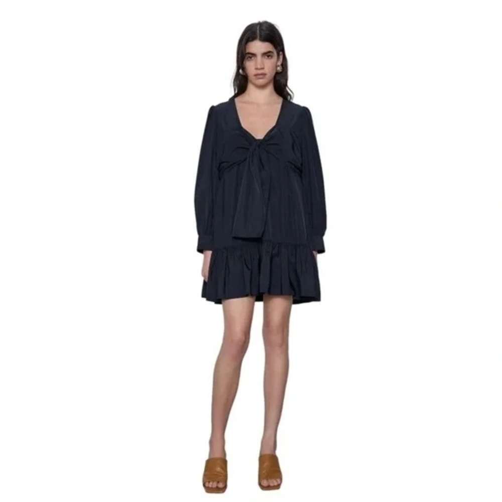 Zara black long sleeves dress​